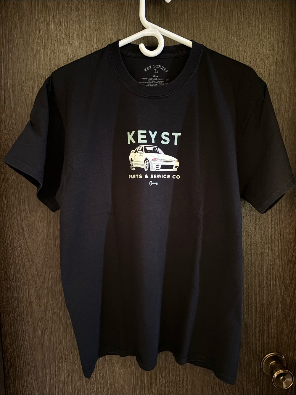 GTR Key Street Parts & Service Co. Black Graphic Tee